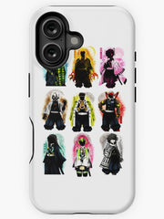 Nysekai "Nine Hashira" Demon Slayer iPhone 11Pro-16Pro Tough Case