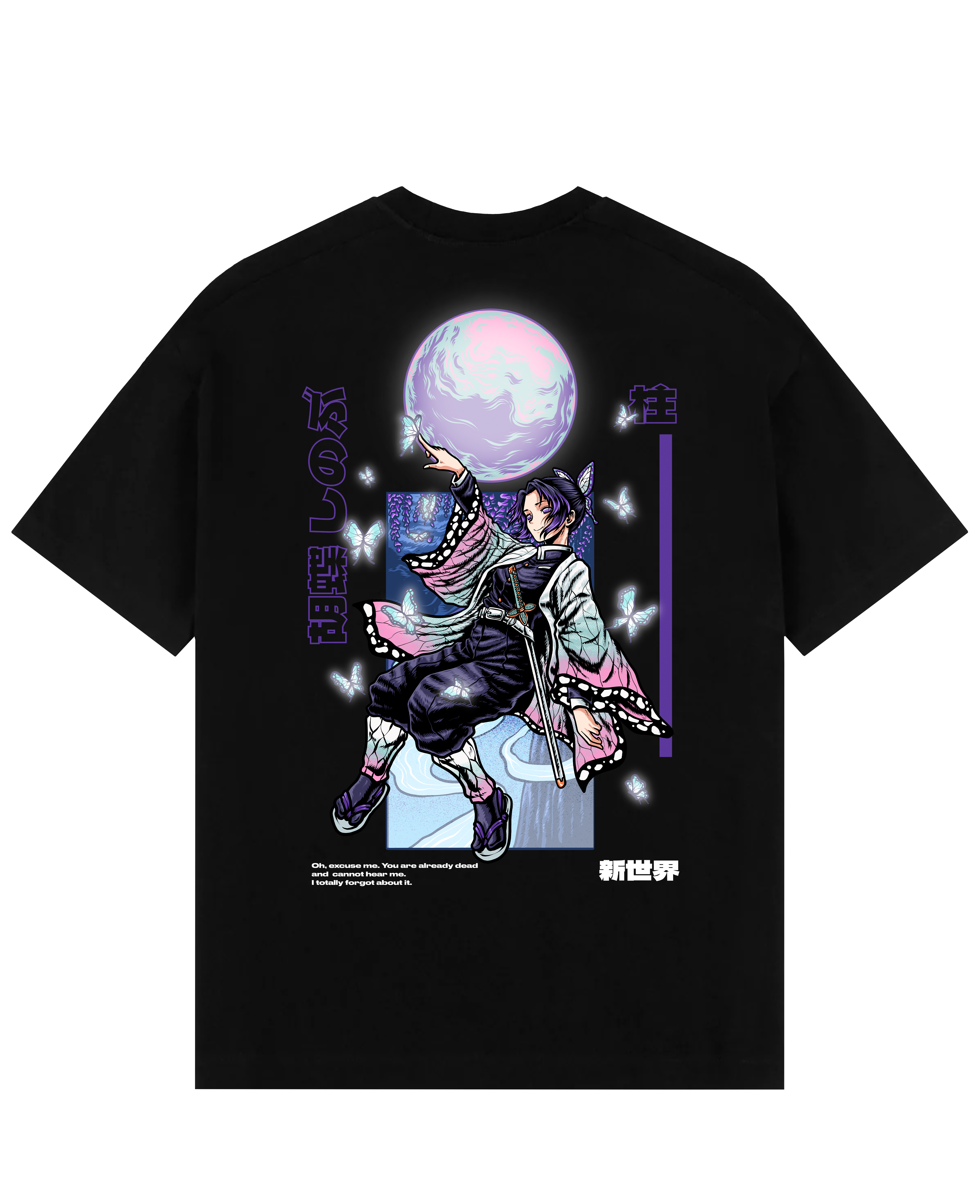 "Shinobu X Butterfly - Demon Slayer" Oversize T-Shirt