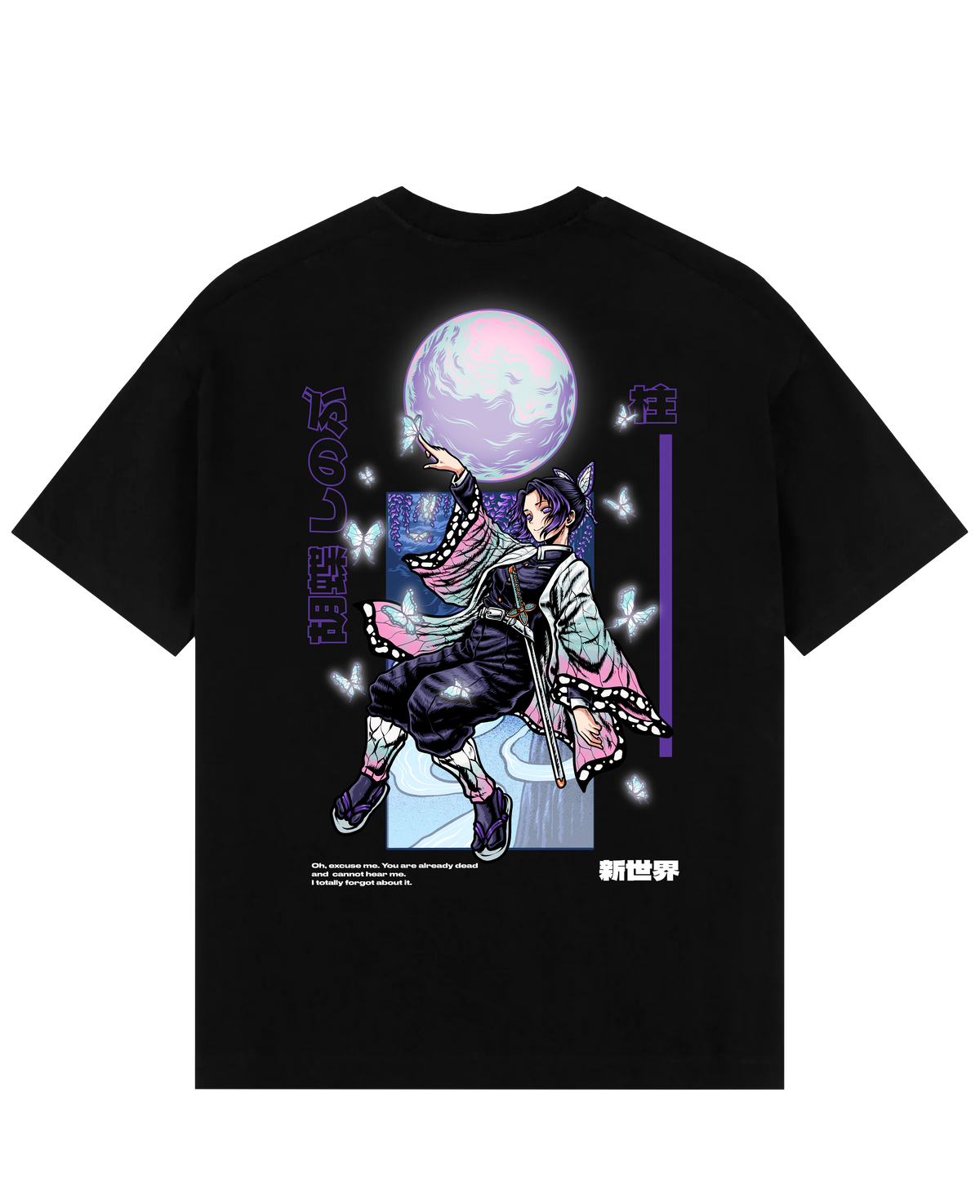 "Shinobu X Butterfly - Demon Slayer" Oversize T-Shirt