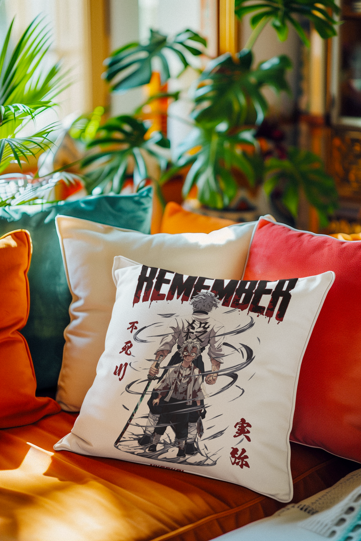 Nysekai "Sanemi X Remember - Demon Slayer" Pillow