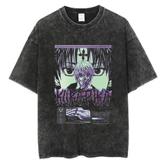Nysekai "Chain of Vengeance" Hunter x Hunter Vintage Washed Oversized T-Shirt