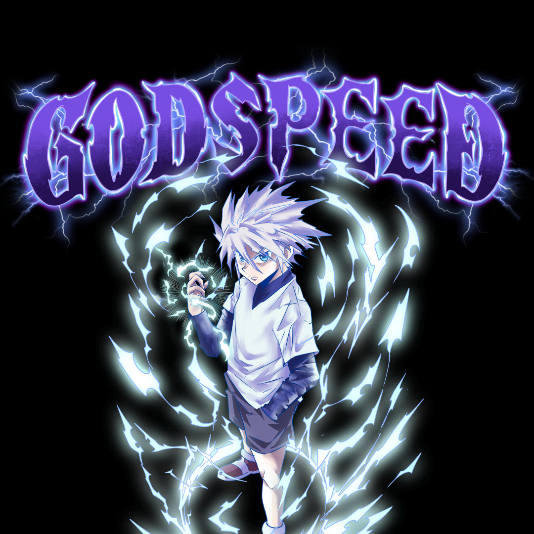 "Killua X Godspeed - Hunter X Hunter" Oversize T-Shirt V1