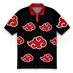 Akatsuki Naruto Polo Goft Shirt