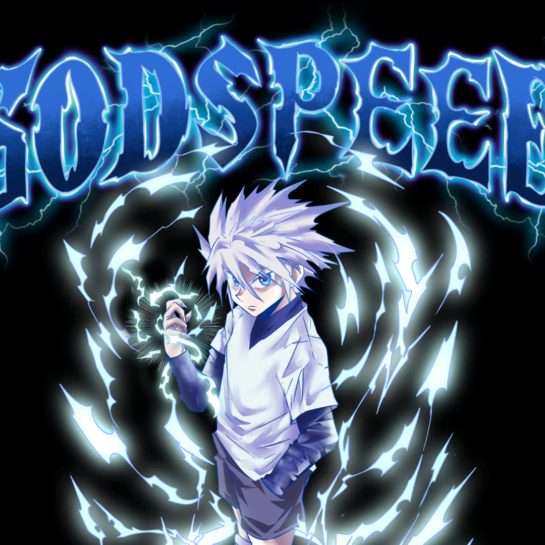 "Killua X Godspeed - Hunter X Hunter" Oversize T-Shirt V2