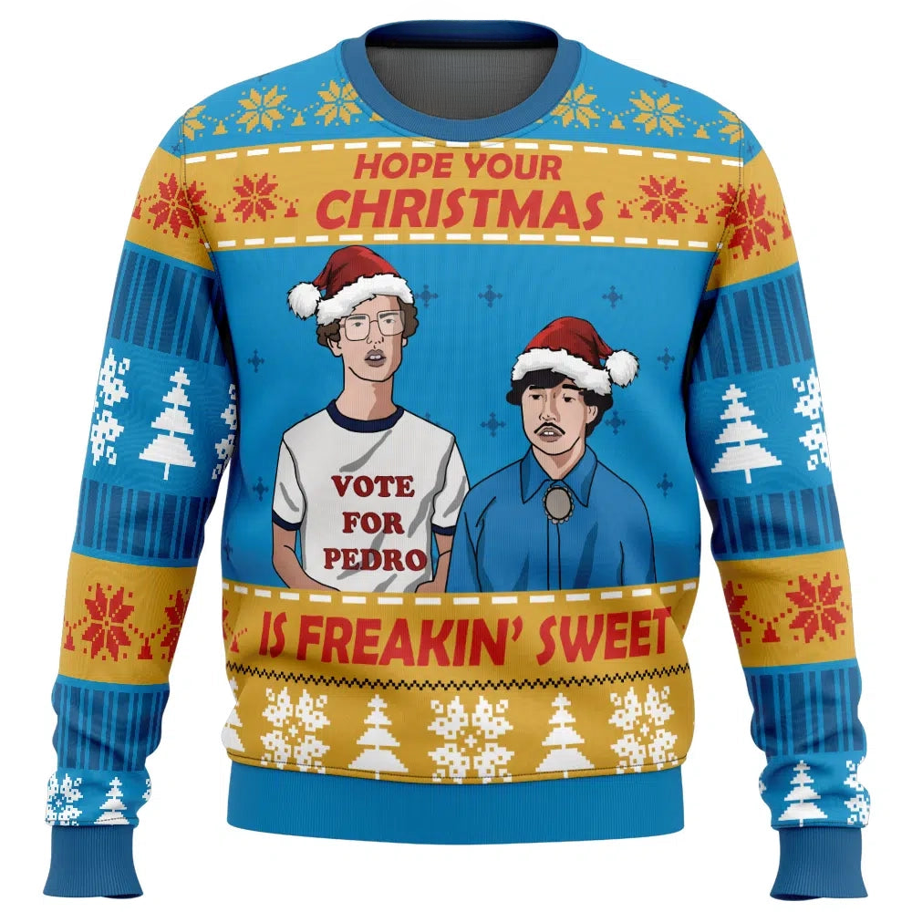 Christmas Vote Napoleon Dynamite Ugly Christmas Sweater