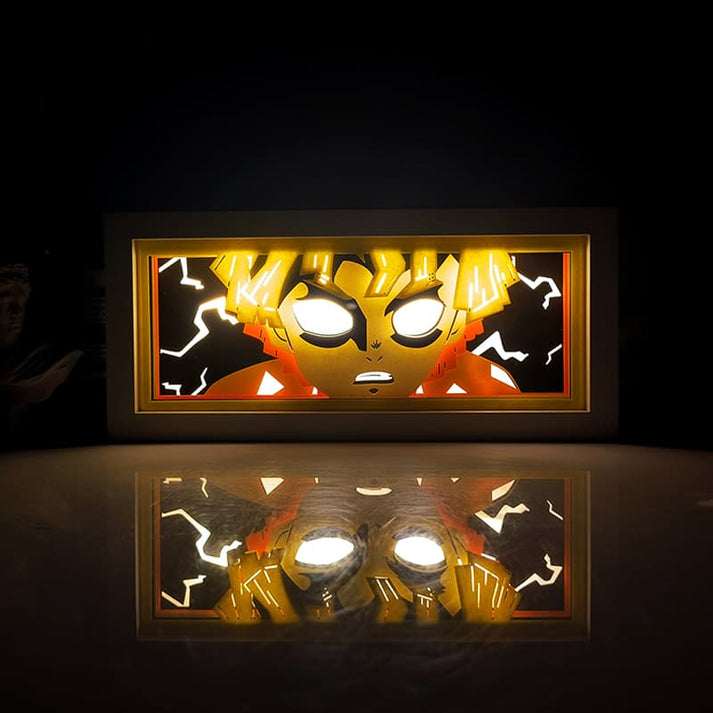 Nysekai "Zenitsu White Eyes" Demon Slayer Anime Light Box