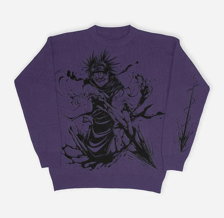 Nysekai "Choso Piercing Blood Knit - Jujutsu Kaisen" Sweatshirt