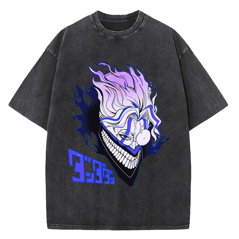 Nysekai "Transformed Okarun" Dandadan Vintage Washed Oversized T-Shirt