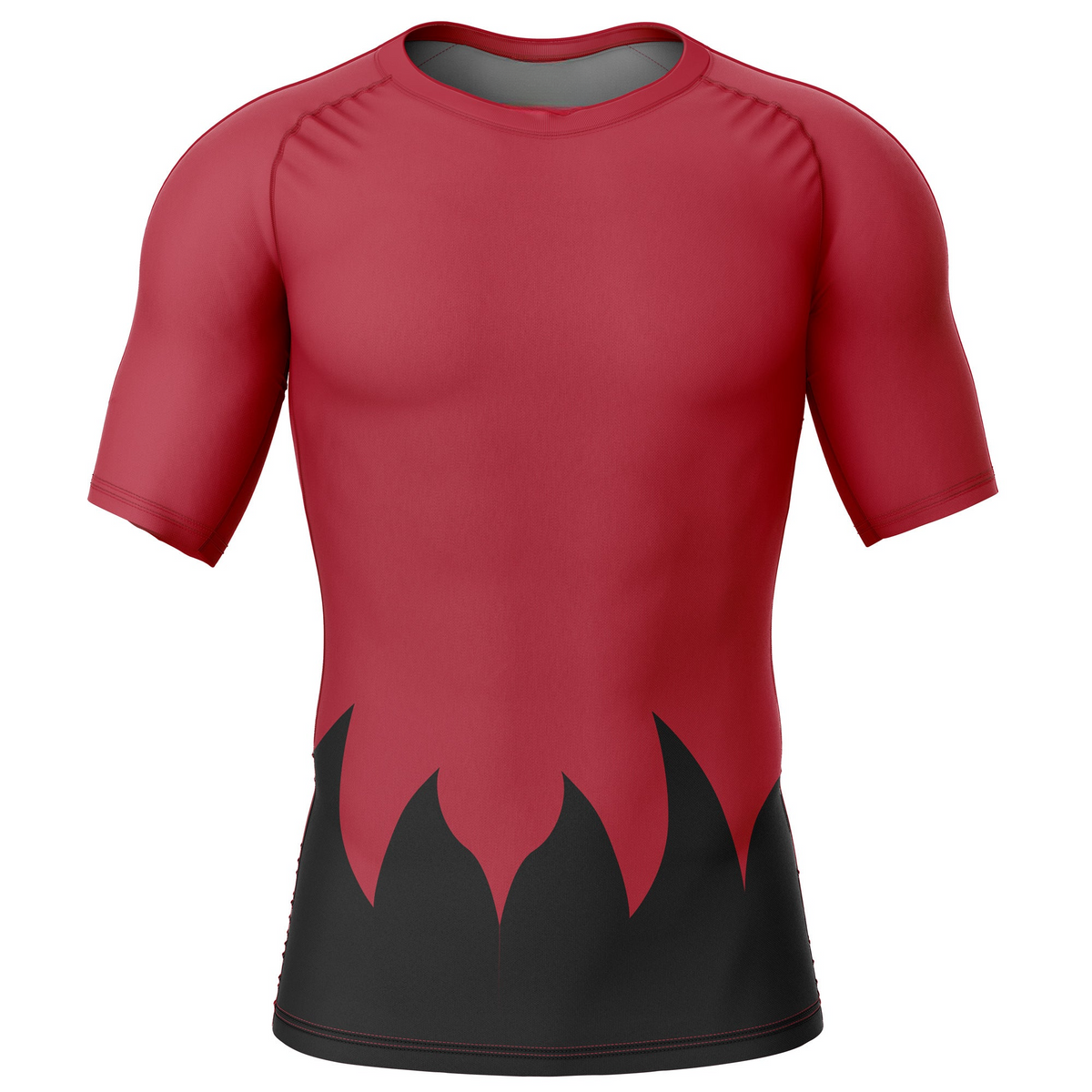 Sage Mode Naruto Short Sleeve Rash Guard Compression Shirt