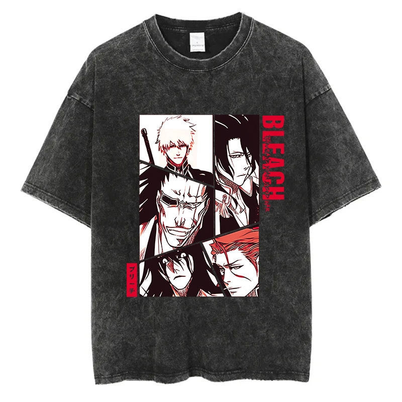 Nysekai "Rescue Team" Bleach Vintage Washed Oversized T-Shirt