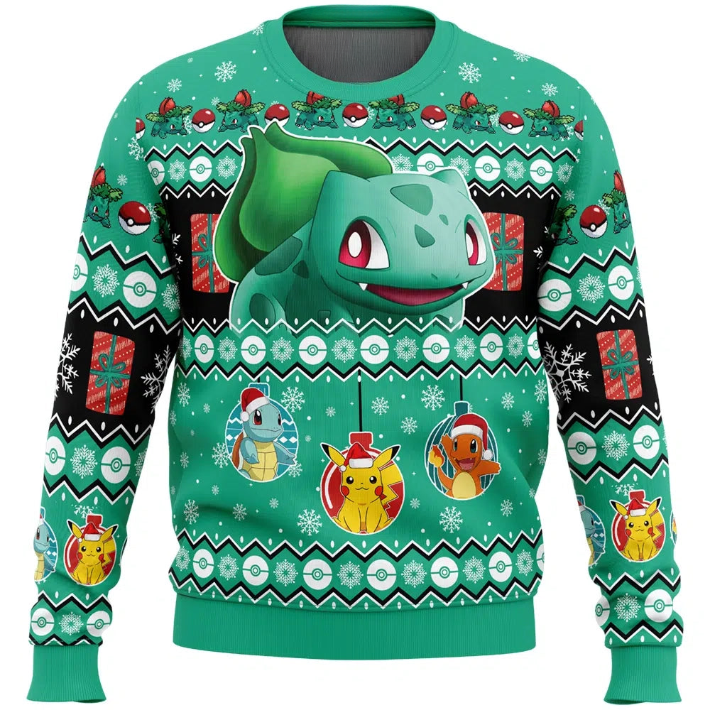 Bulbasaur Pokemon Ugly Christmas Sweater