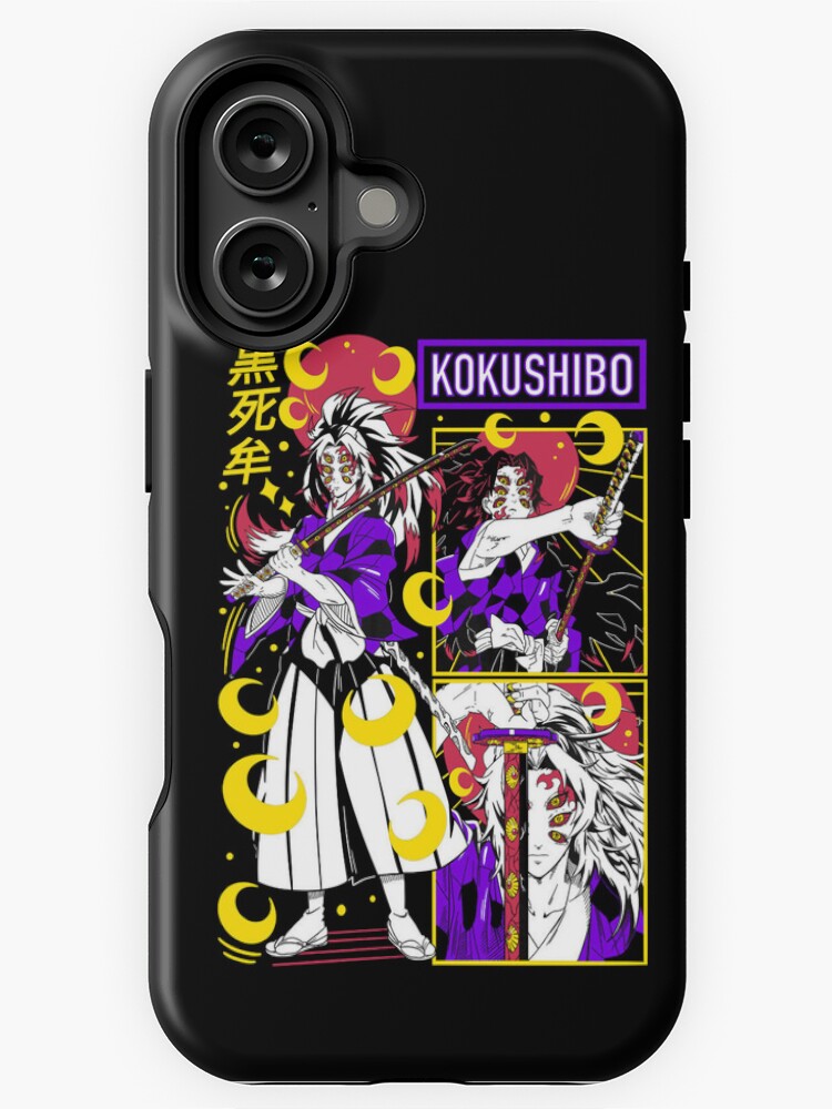 Nysekai "Kokushibo Moon Blade" Kimetsu no Yaiba iPhone 11-16 Phone Case