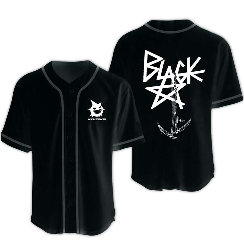 Nysekai "Blackstar X Chain-Scythe - Soul Eater" Baseball Jersey