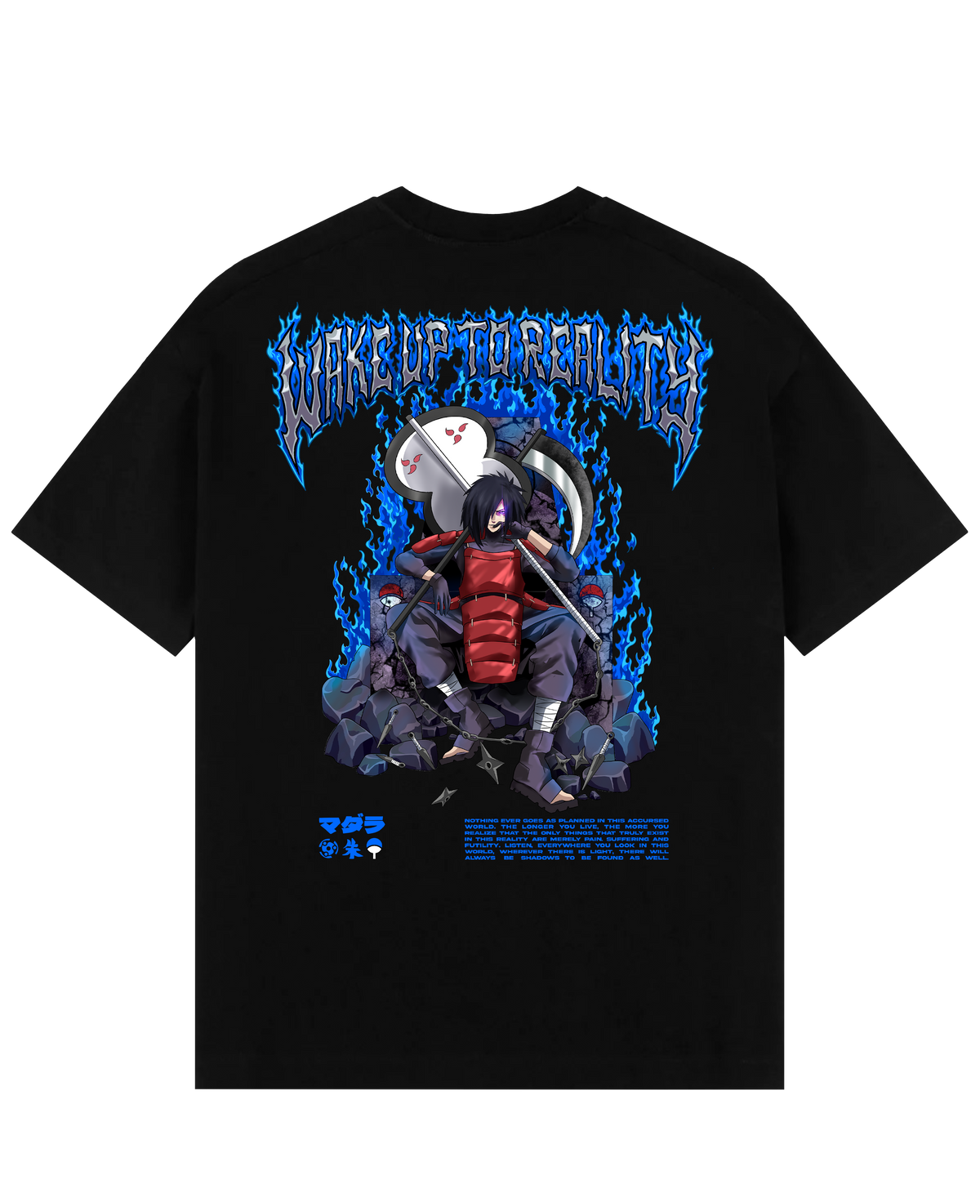 "Madara X Throne - Naruto Shippuden" Oversize T-Shirt