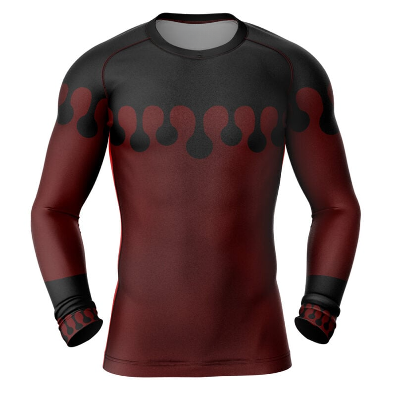 Doma Demon Slayer Long Sleeve Rash Guard Compression