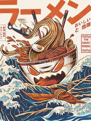 Nysekai "The Great Ramen off Kanagawa" iPhone (11 Pro - 16 Pro) Phone Case