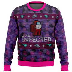 Game Infected Among Us Ugly Christmas Sweater