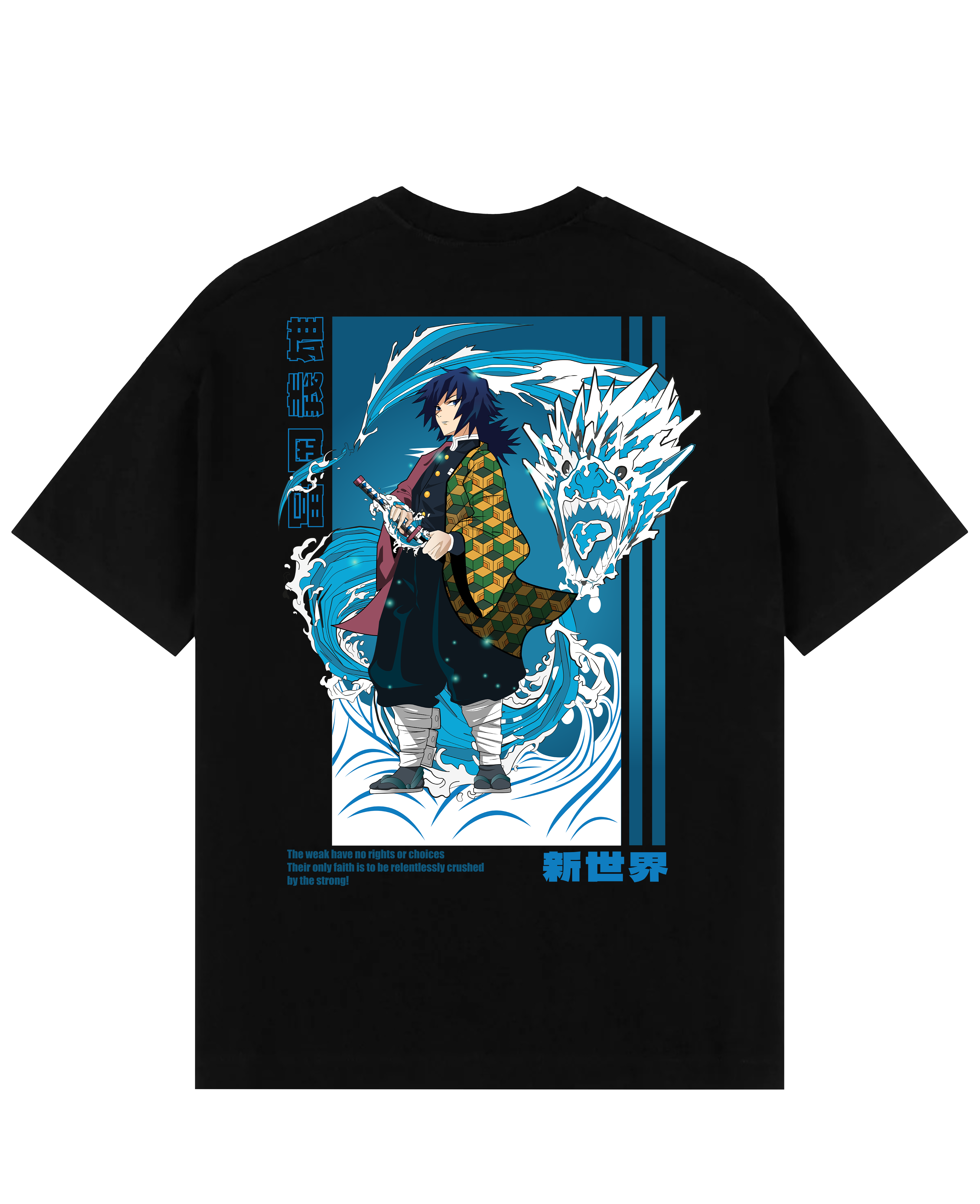 "Giyu X Water Dragon - Demon Slayer" Oversize T-Shirt