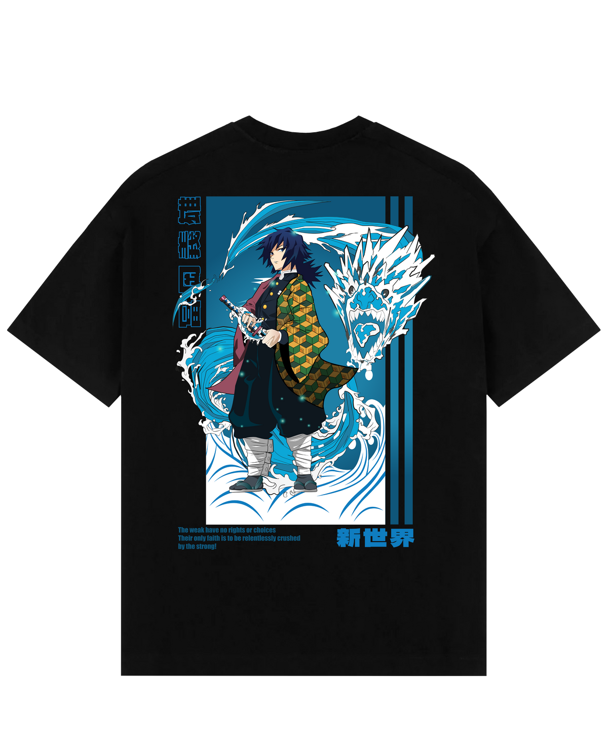 "Giyu X Water Dragon - Demon Slayer" Oversize T-Shirt