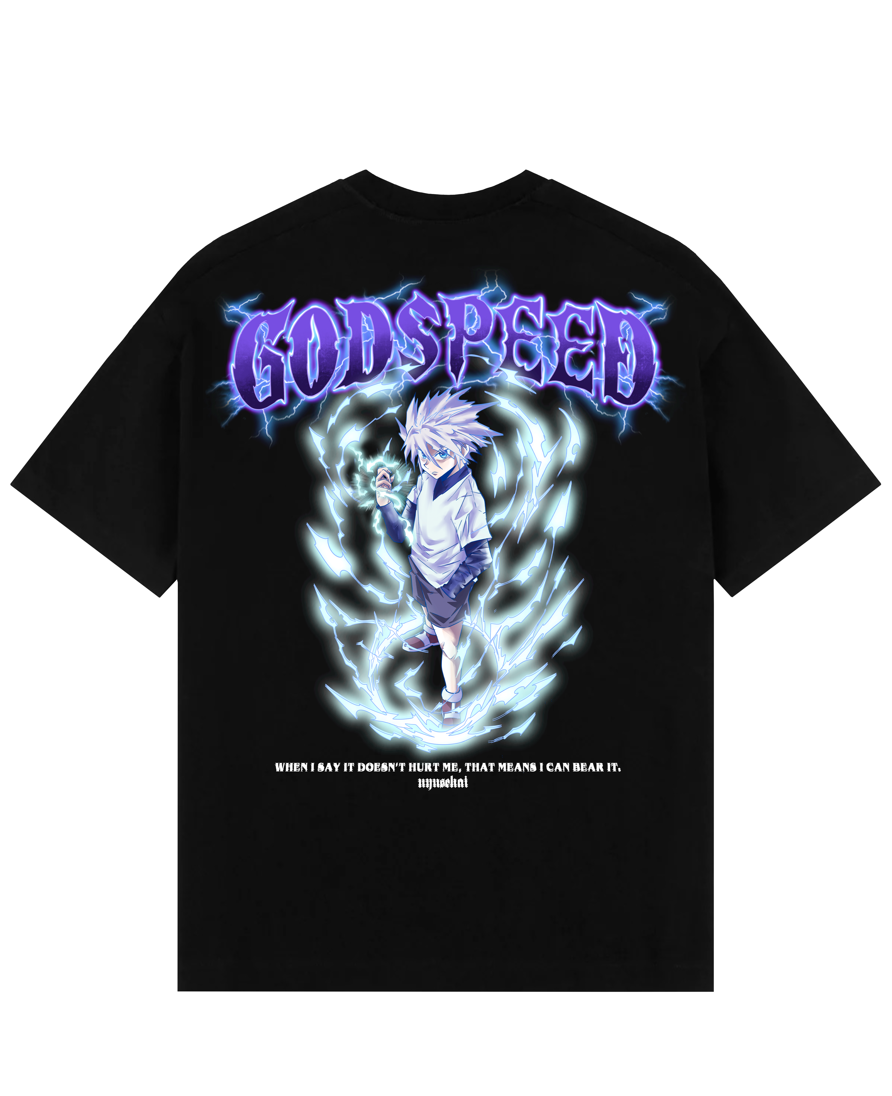 "Killua X Godspeed - Hunter X Hunter" Oversize T-Shirt V1