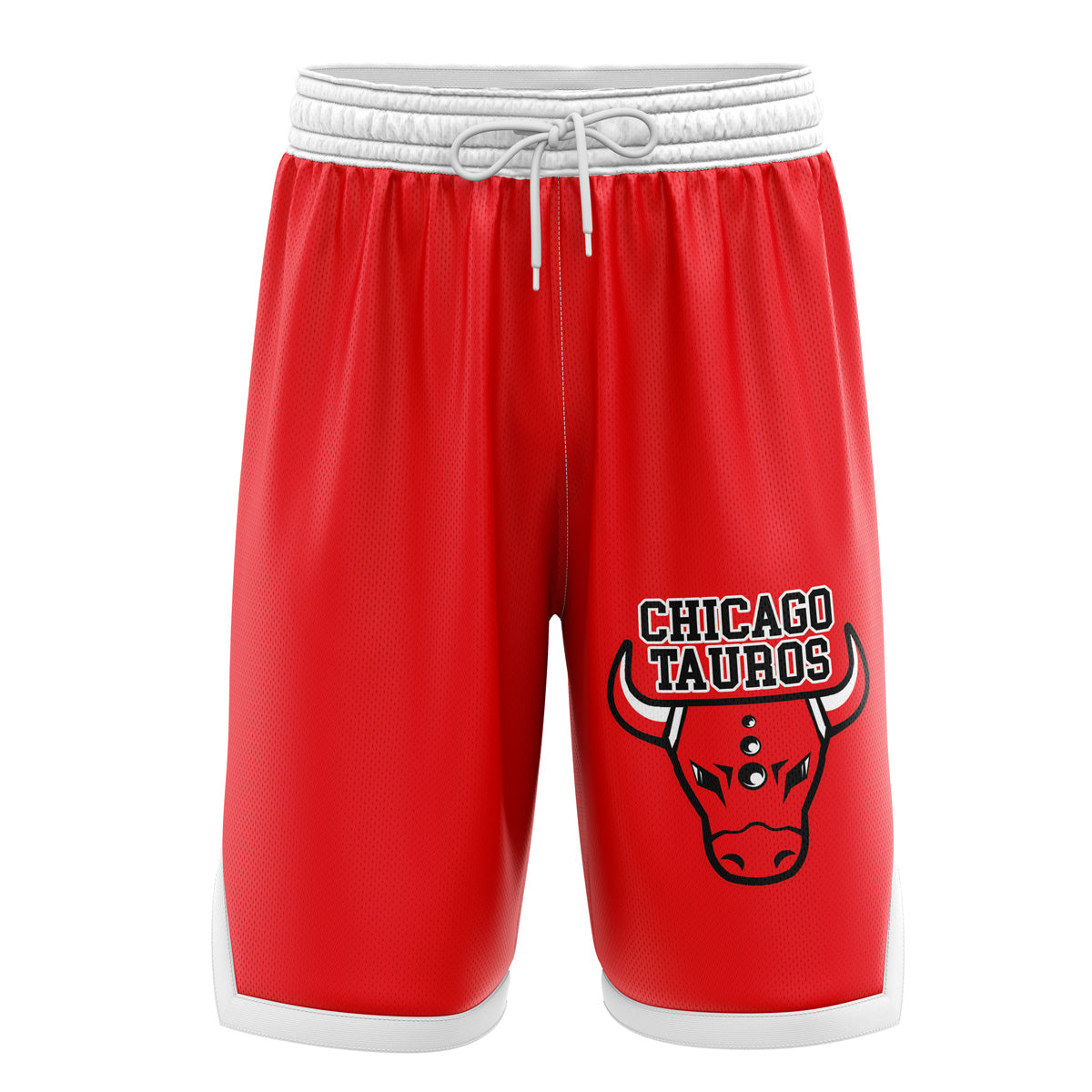 a chicago bulls basketball shorts with the word chicago on it