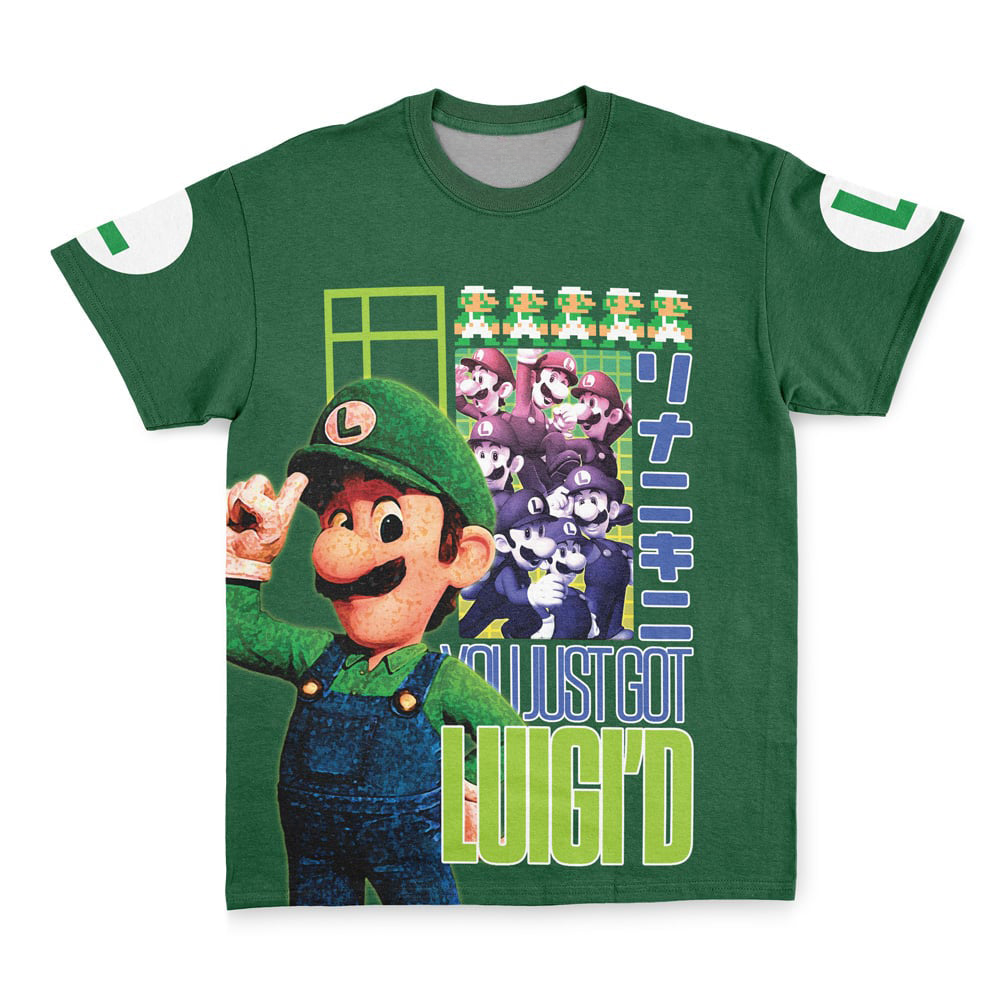 Luigi Super Mario Streetwear T-Shirt