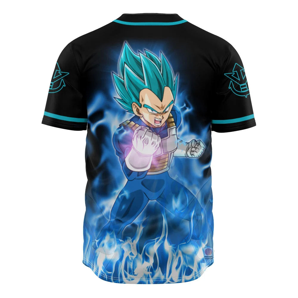 Nysekai "3D Anime Vegeta Blue Custom Fandom - Dragon Ball" Baseball Tee