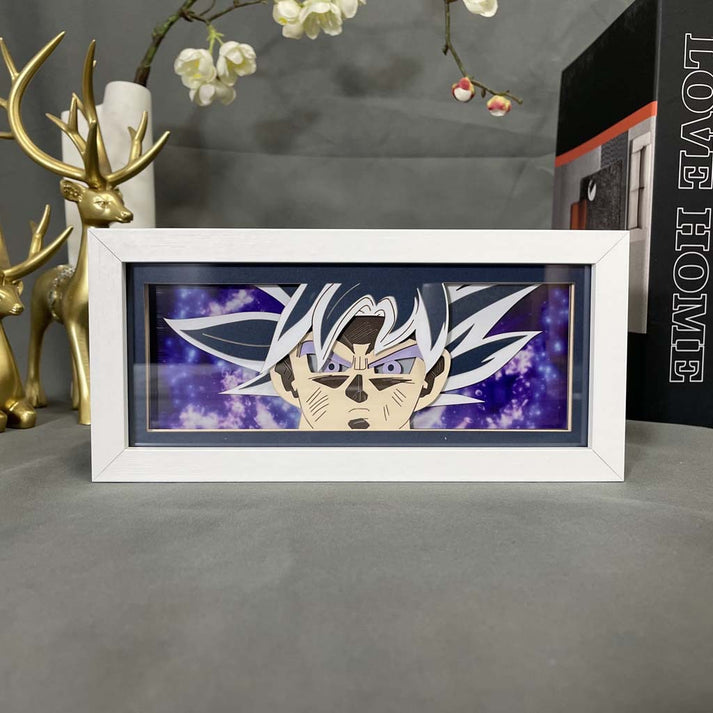 Nysekai "Goku" Dragon Ball Blue Anime Light Box USB cable