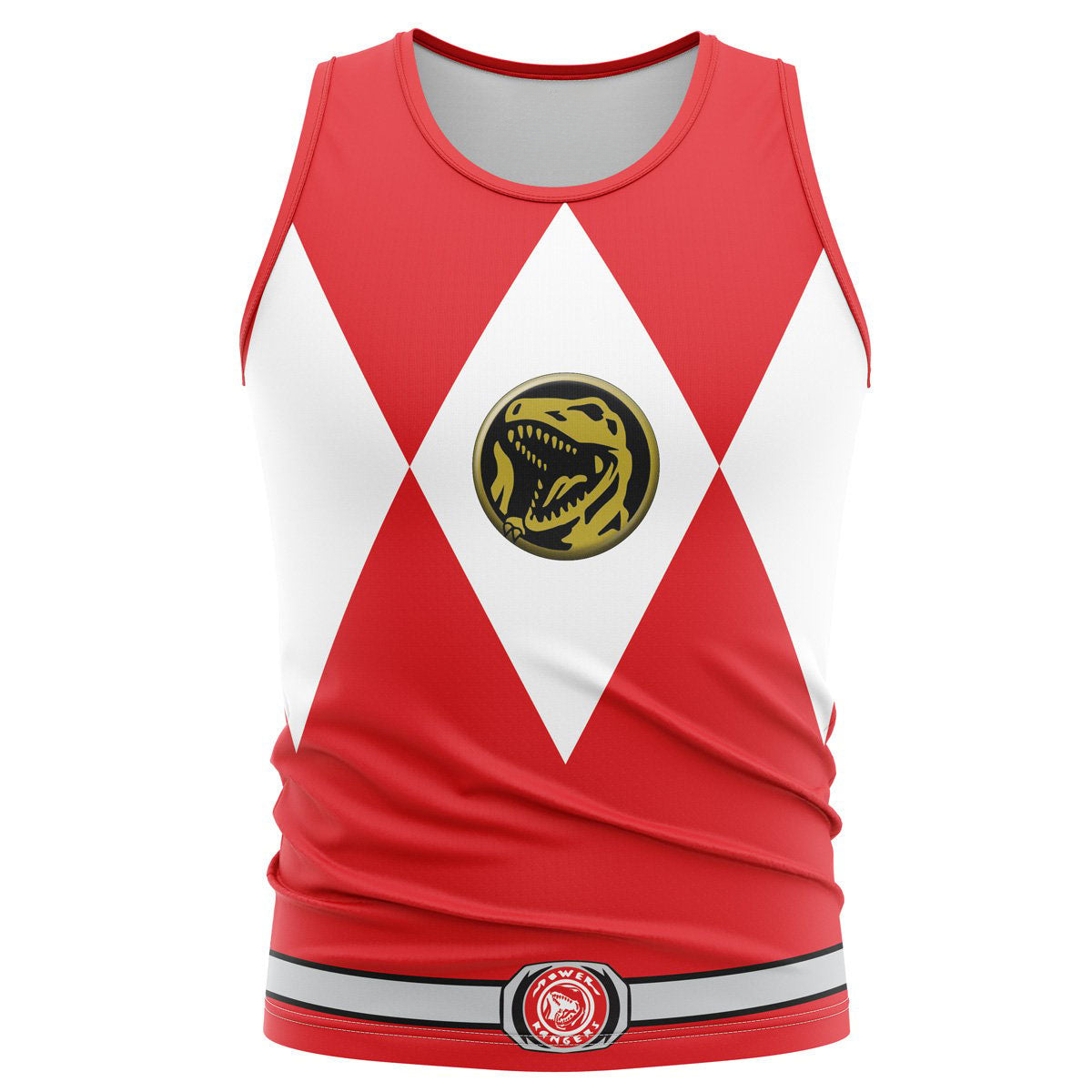 Red Ranger Mighty Morphin Power Rangers Tank Top