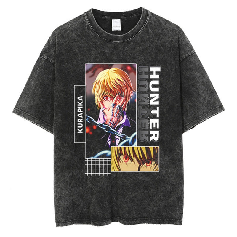 Nysekai "Kurapika" Hunter x Hunter Vintage Washed Oversized T-Shirt
