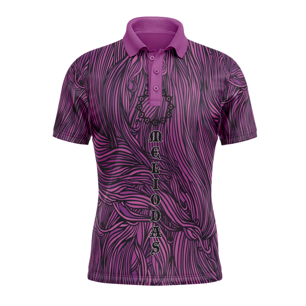 Trippy Meliodas Assault Mode Seven Deadly Sins Polo Goft Shirt