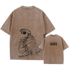 Nysekai "Shining Centipede" Berserk Vintage Washed Oversized T-Shirt