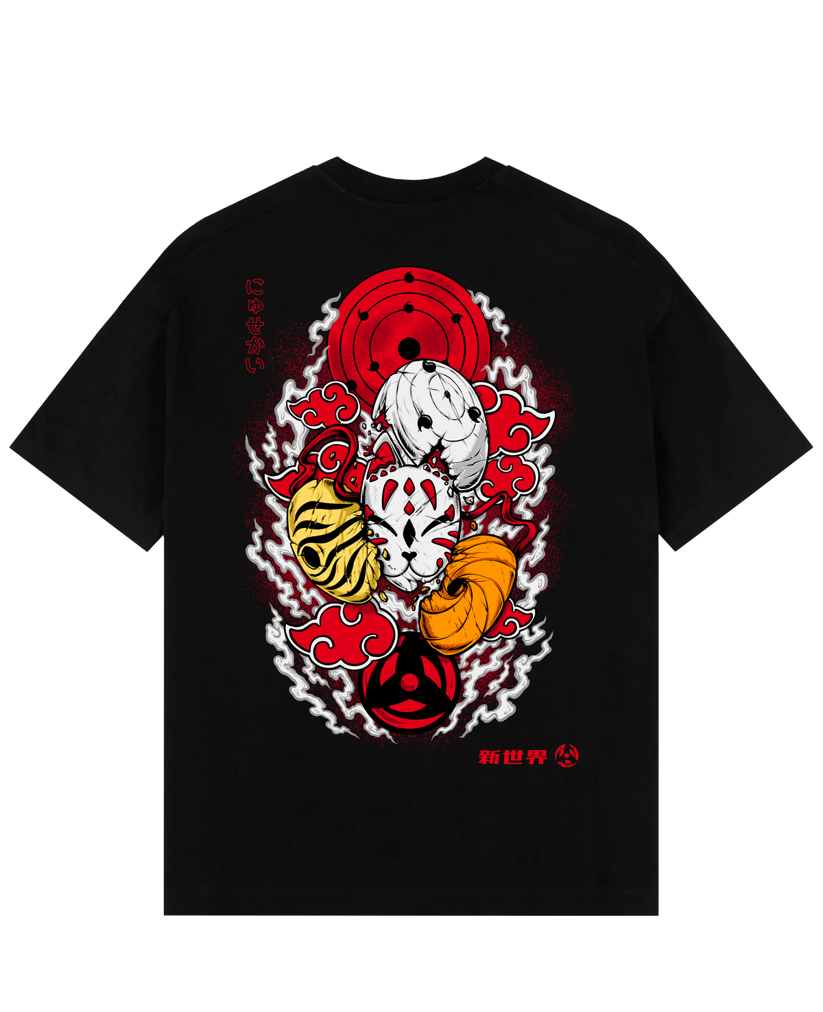 "Triple Obito X Nyusekai - Naruto Shippuden" Oversize T-Shirt