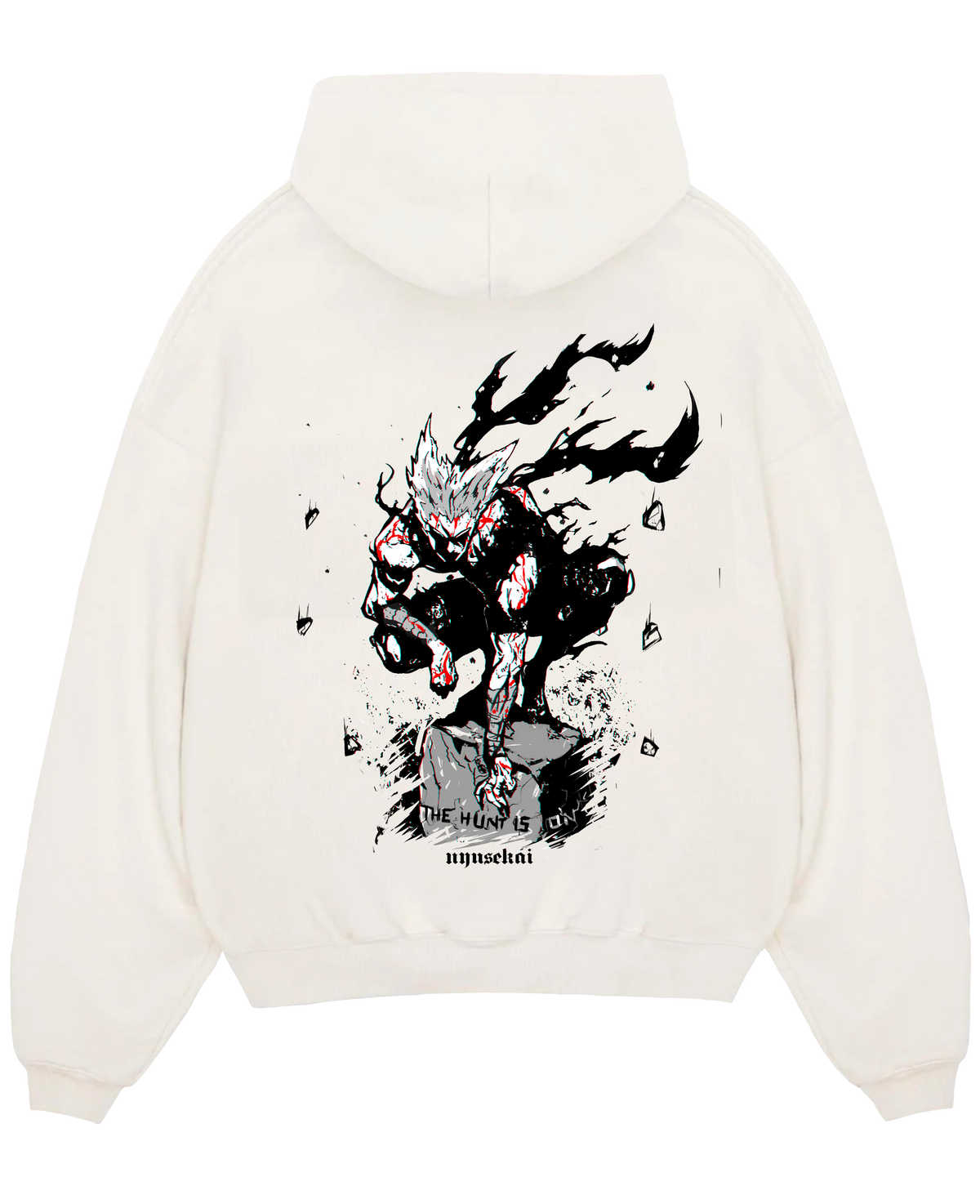 "Garou X THE HUNT IS ON - One Punch Man" Hoodie