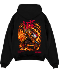 "Rengoku X Flaming Tiger - Demon Slayer" Hoodie