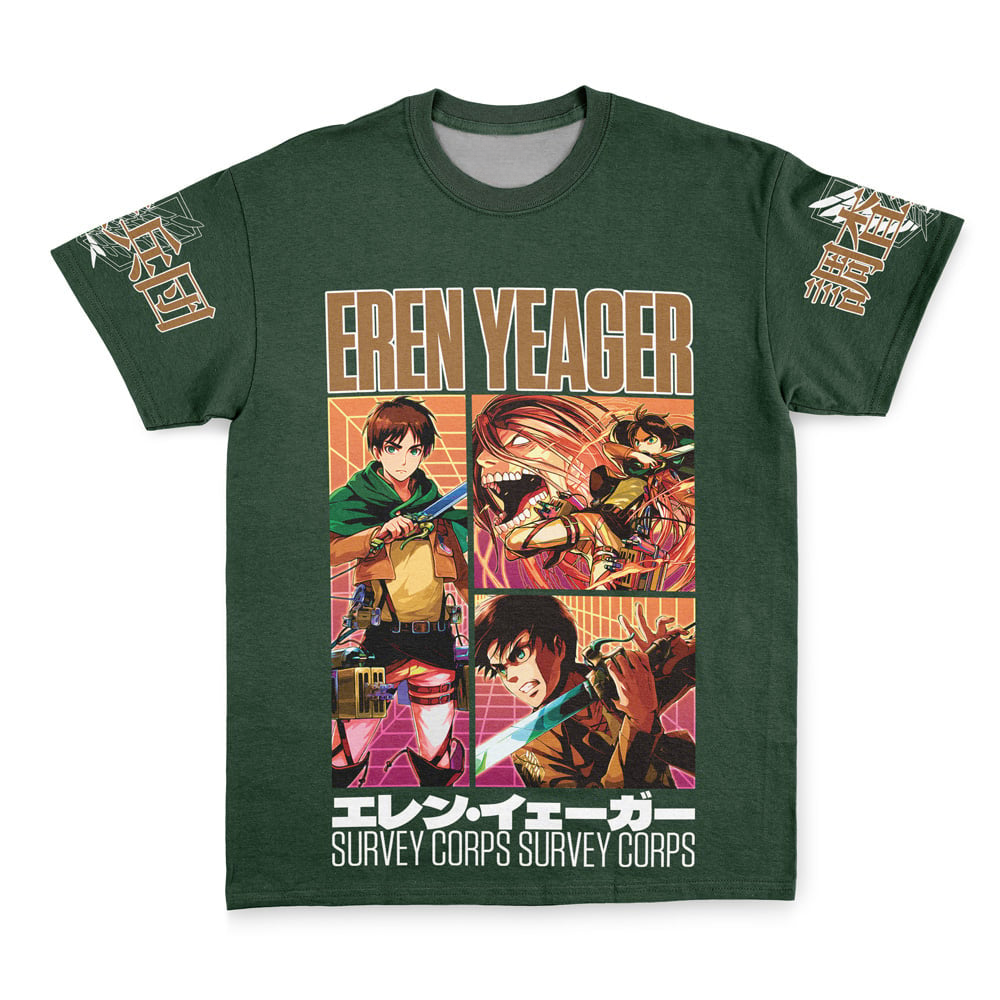 Eren Yeager Attack on Titan Streetwear T-Shirt