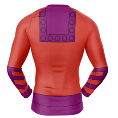 Magneto X-Men Marvel Long Sleeve Rash Guard Compression