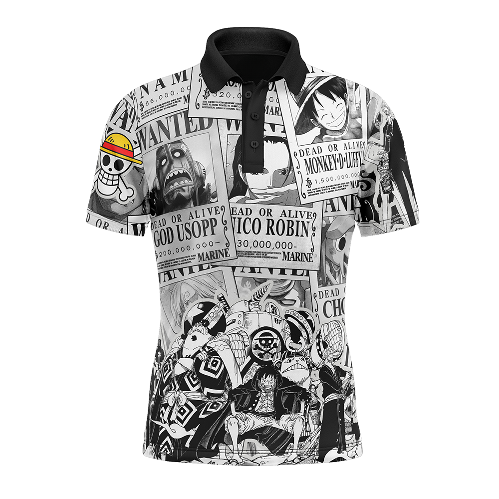 Aloha Strawhat One Piece Polo Goft Shirt