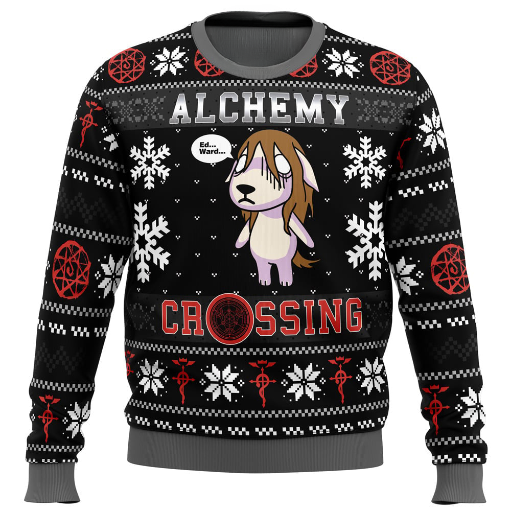 Alchemy Crossing Fullmetal Alchemist Ugly Christmas Sweater