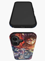 Nysekai "Kimetsu no Yaiba iPhone 11Pro-16Pro Tough Case