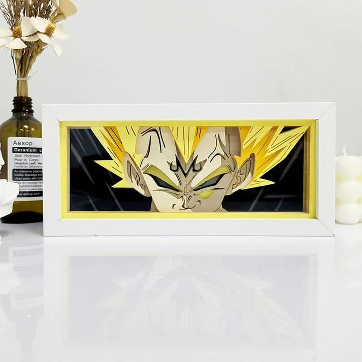 Nysekai "Super Saiyan Rage Vegeta" Dragon Ball Super Anime Light Box USB cable