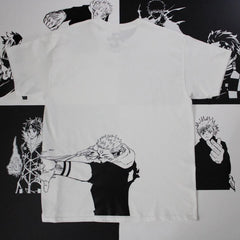 Nysekai "Sukuna X Firre Arrow - Jujutsu Kaisen" Vintage Oversize T Shirt