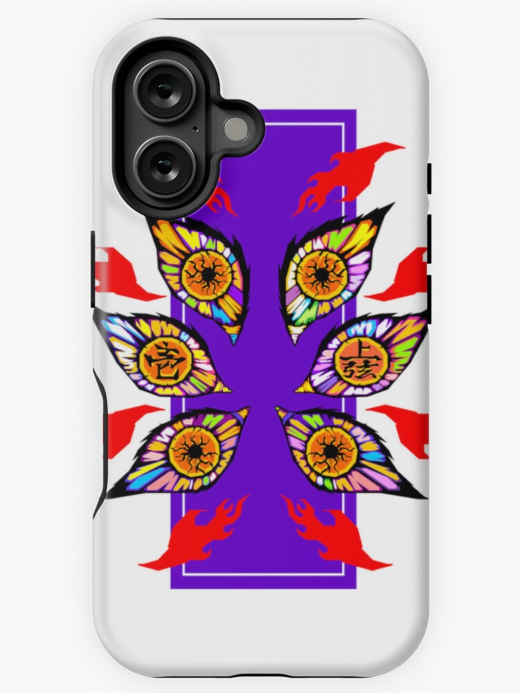 Nysekai "Kokushibo Eyes in Pop Art" Demon Slayer iPhone 11-16 Phone Case