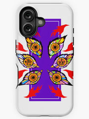 Nysekai "Kokushibo Eyes in Pop Art" Demon Slayer iPhone 11-16 Phone Case