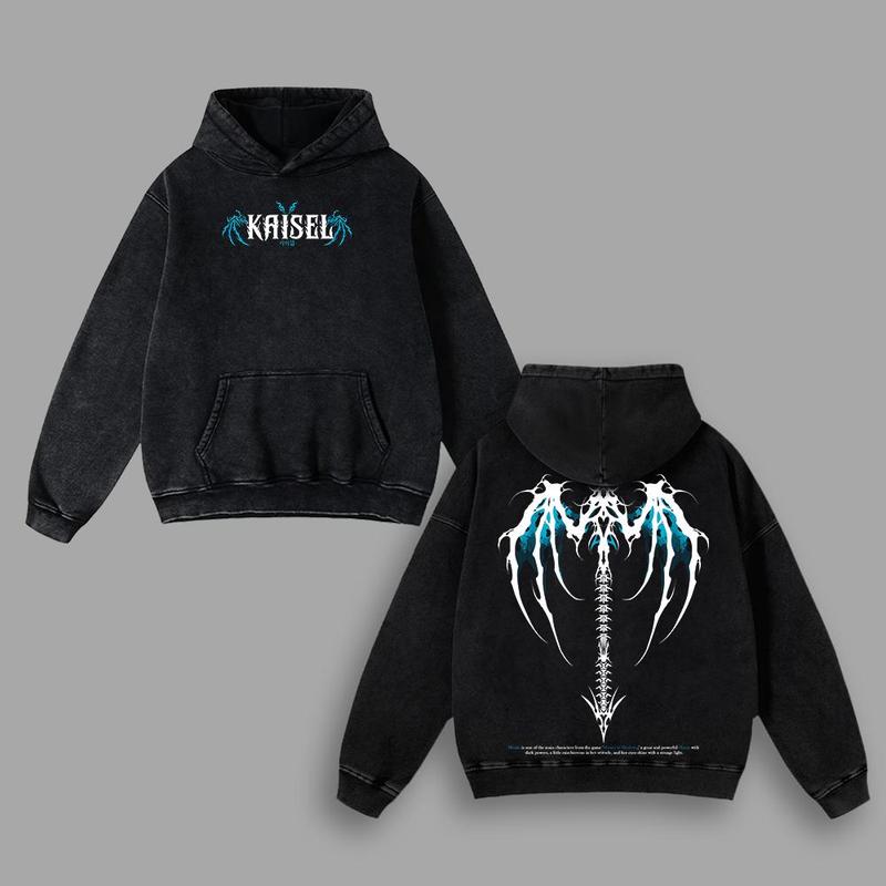 Nysekai "Kaisel" Solo Leveling Vintage Oversized Hoodie