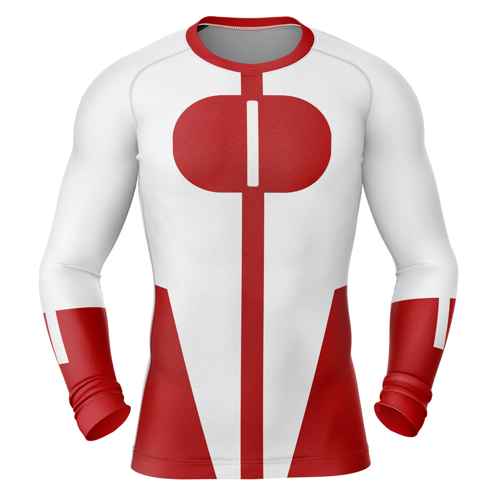 Omni Man Invincible Long Sleeve Rash Guard Compression