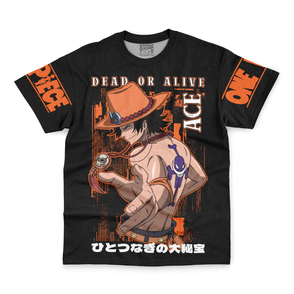 Ace Dead Or Alive One Piece Streetwear T-Shirt