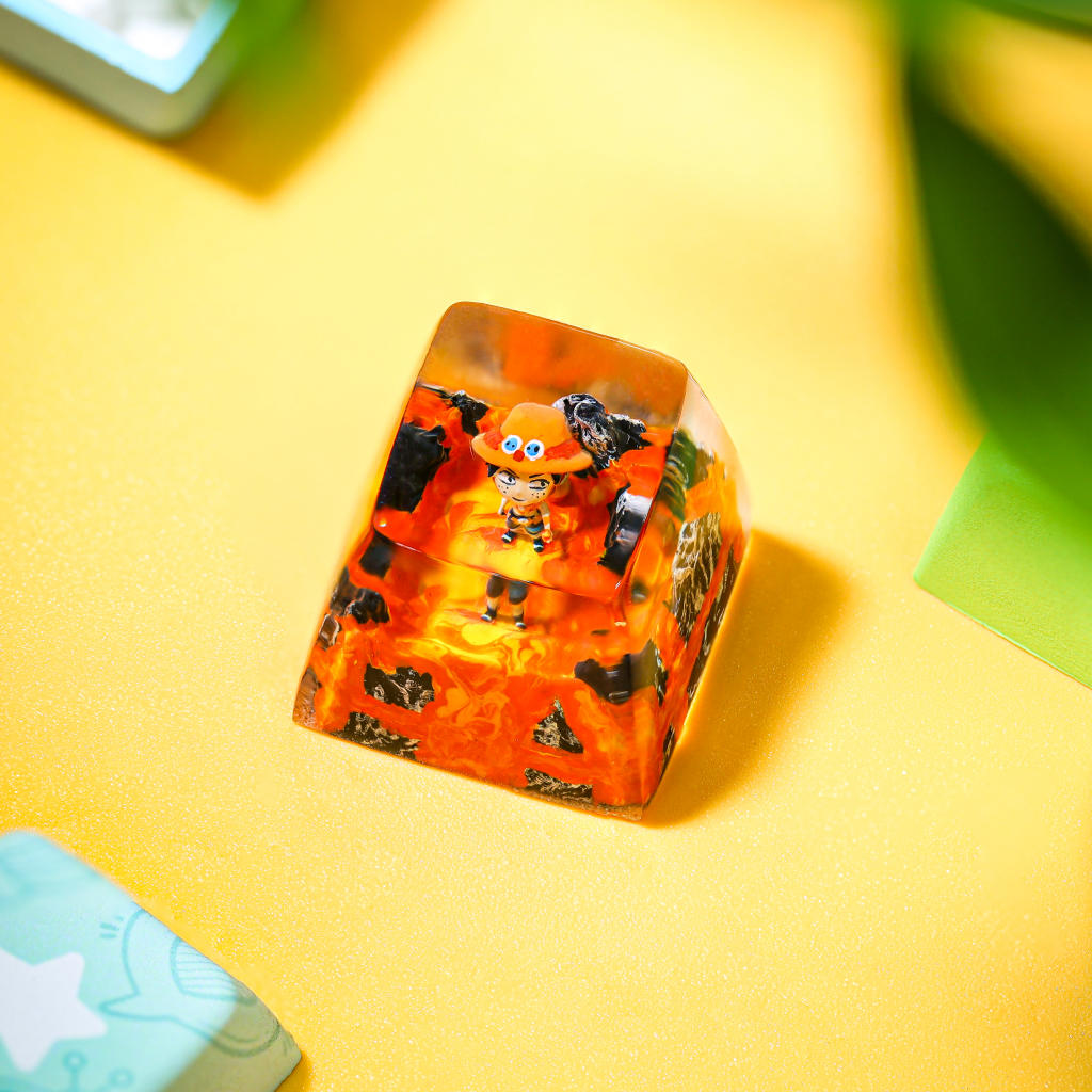 Ace One Piece Keycap - Hirosart