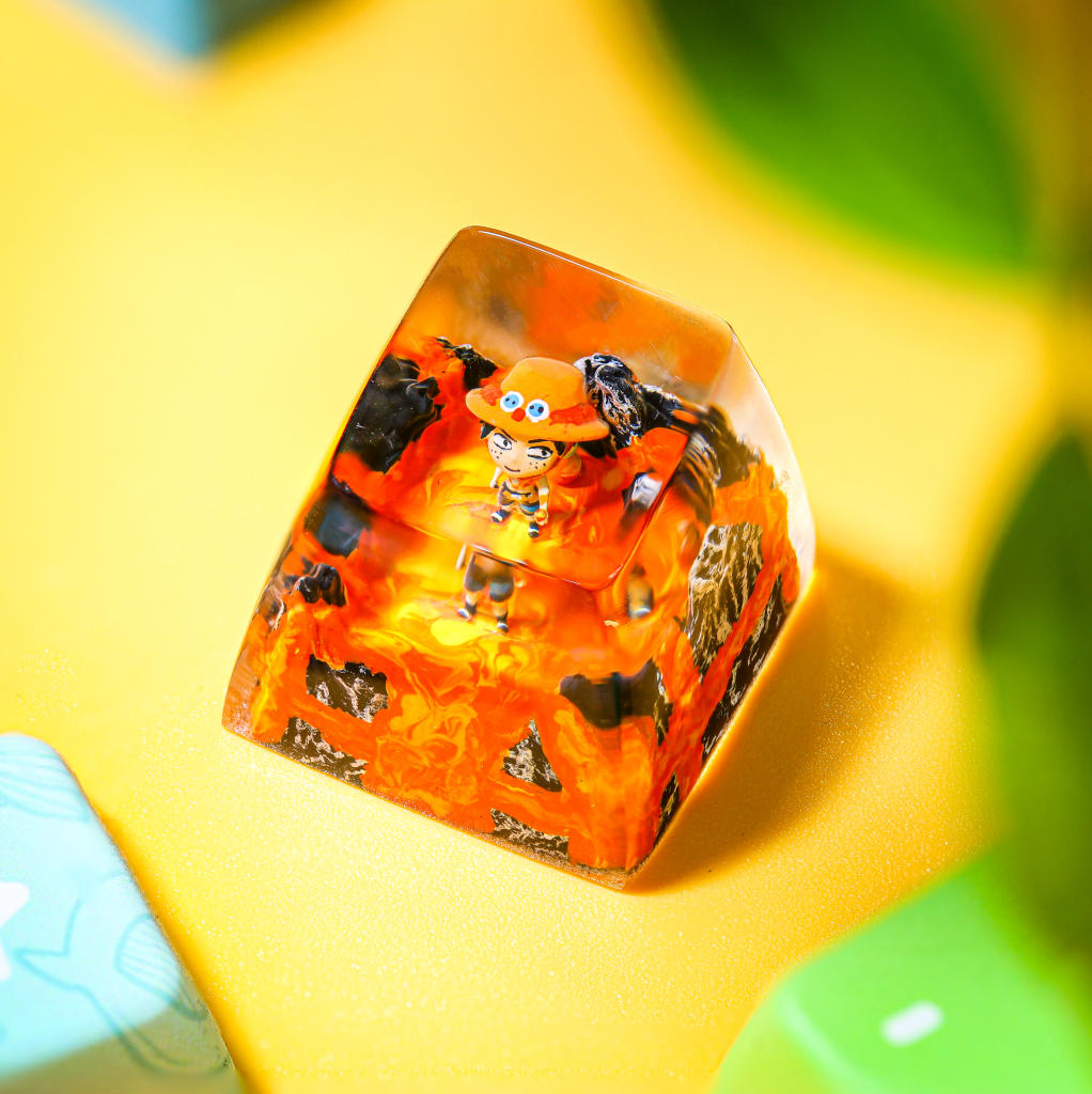 Ace One Piece Keycap - Hirosart