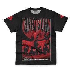 Akatsuki Fear Is Shippuden Streetwear T-Shirt